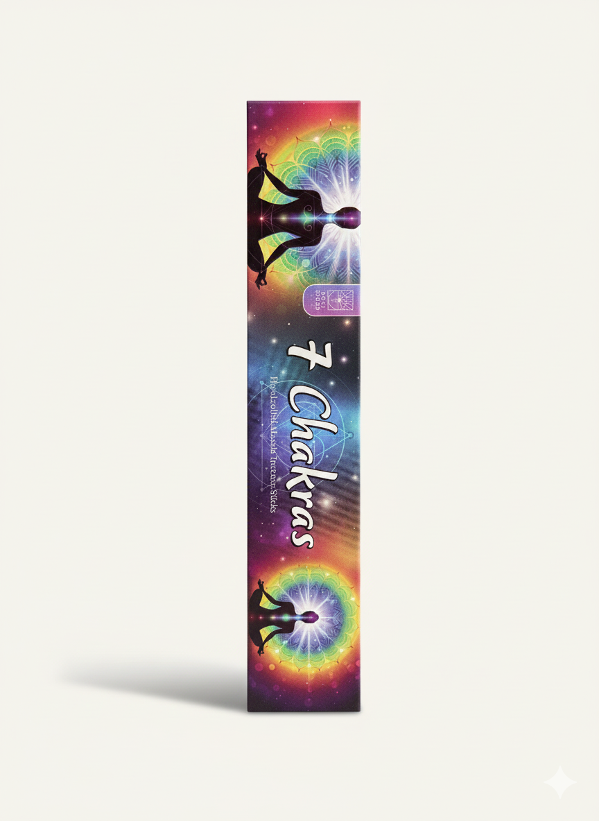 Soul Sticks 7 Chackras Hand-Rolled Masala Incense