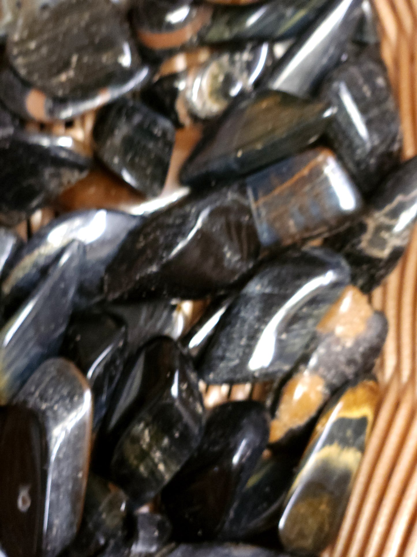 Blue Tiger’s Eye (Hawk’s Eye) Tumbled Stone