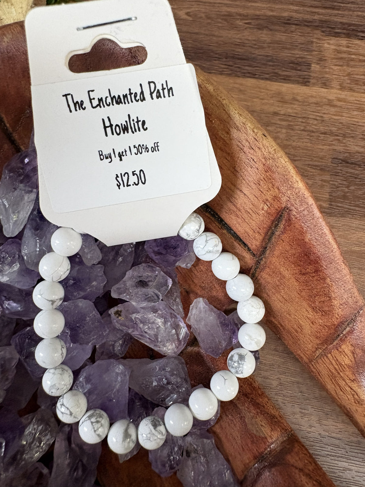 Howlite Bracelet 8mm