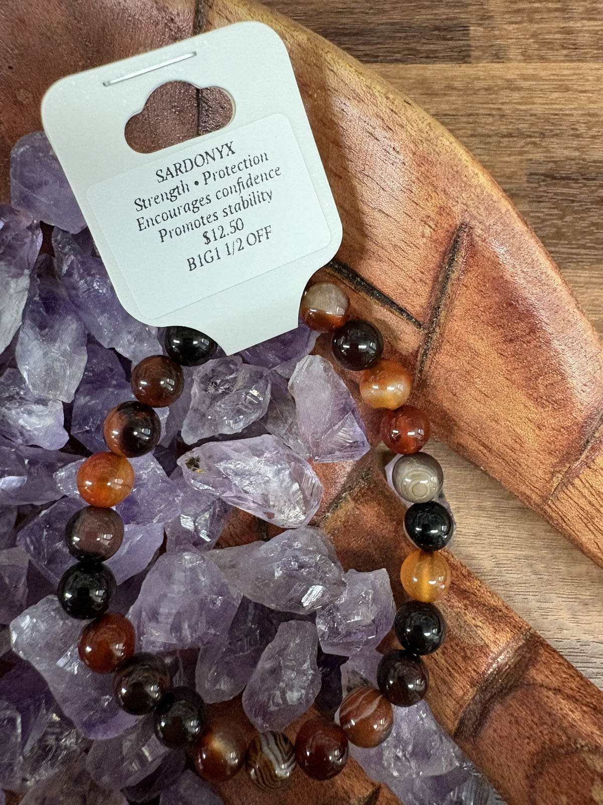 Sardonyx Bracelet 8mm