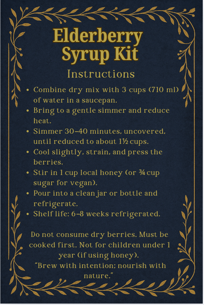 Elderberry Syrup Kit (Apothecary Edition)