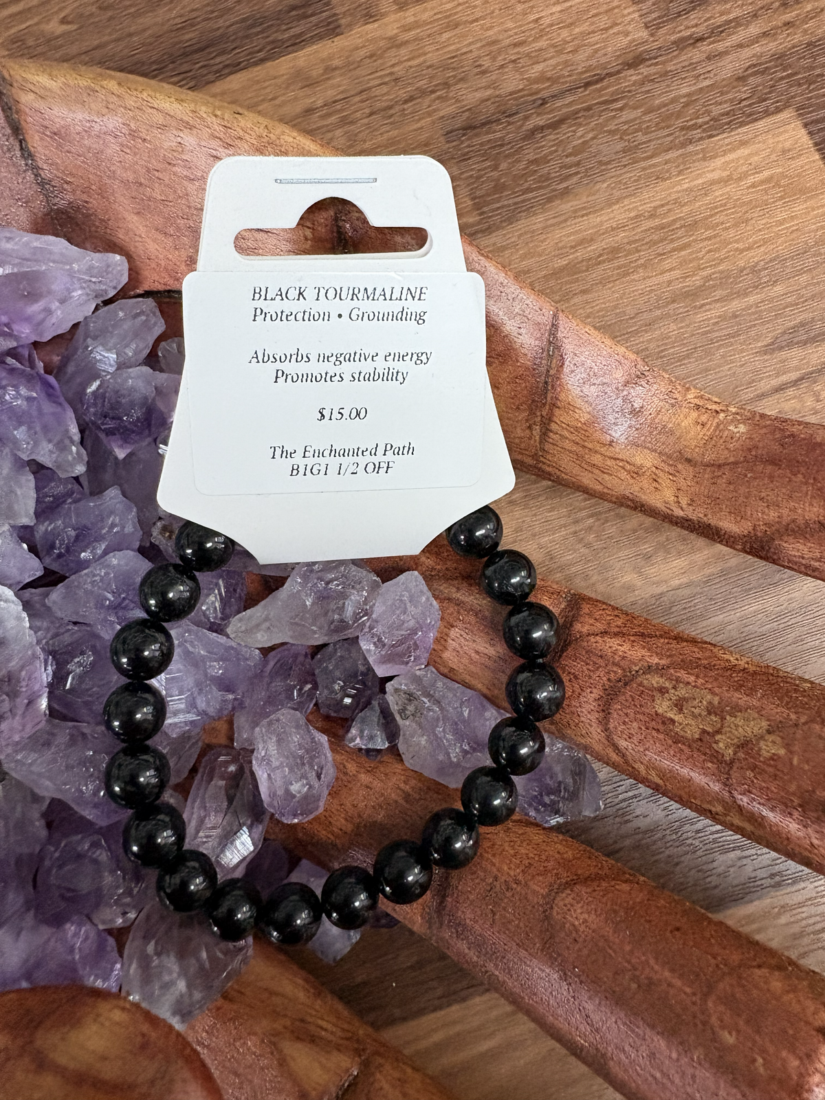 Black Tourmaline Bracelet 8mm