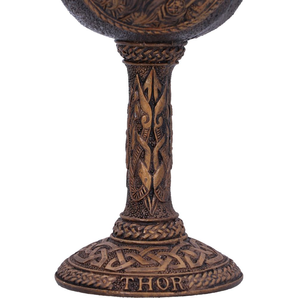 Thor Goblet | Norse God Chalice with Stainless Steel Insert