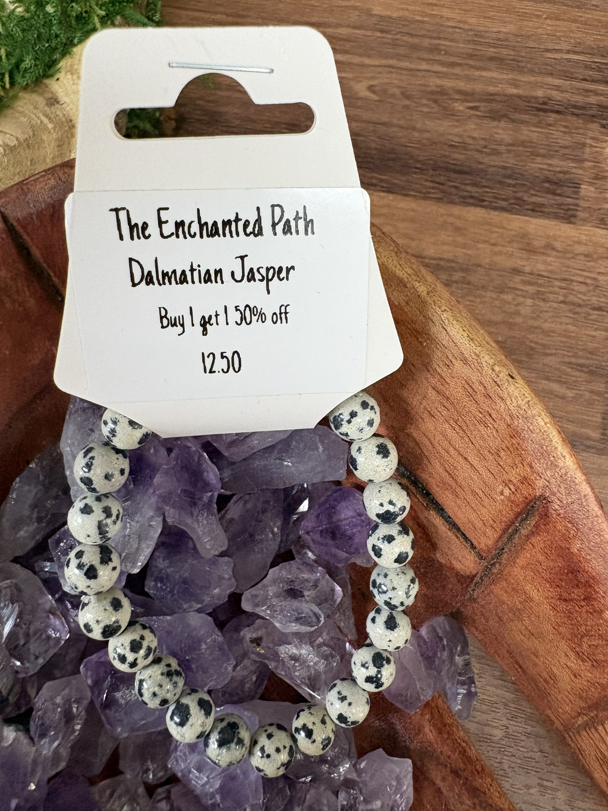 Dalmatian jasper Bracelet 8mm
