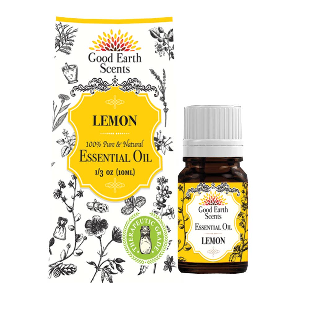 Essential Oil - Good Earth Scents Lemon (10 ml.)