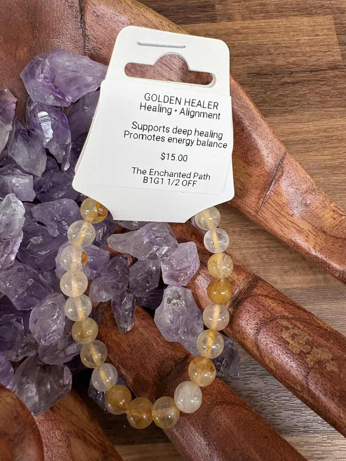 Golden Healer Bracelet 8mm