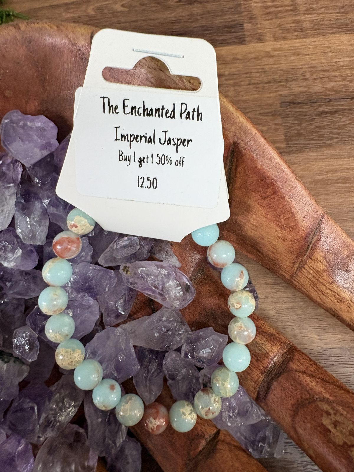 Imperial Jasper Bracelet 8mm Style 1