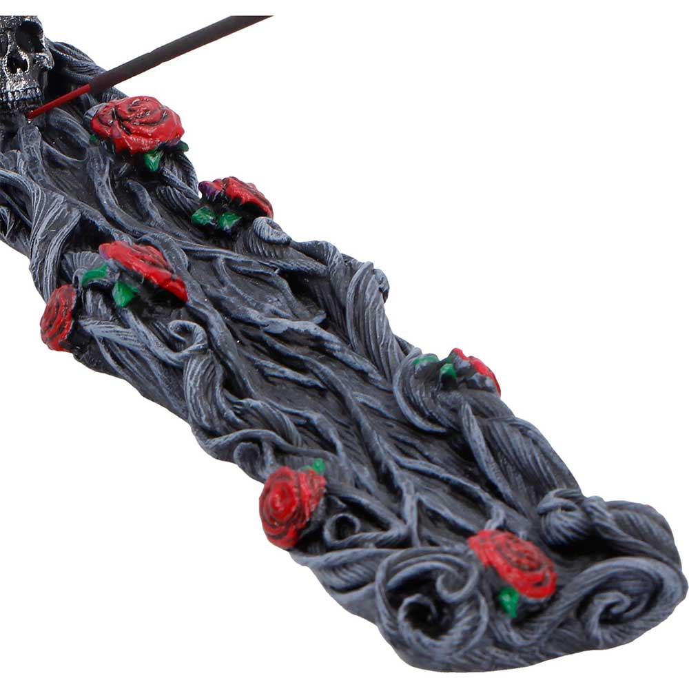 Raven and Roses Gothic Incense Burner