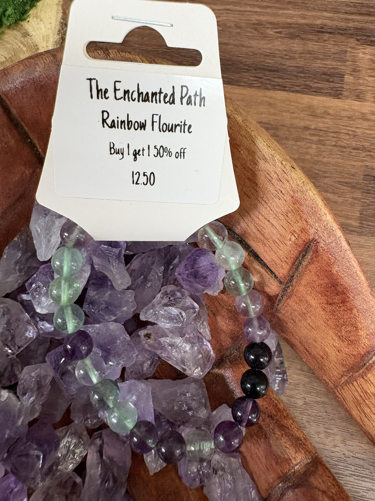 Rainbow Flourite Bracelet 8mm