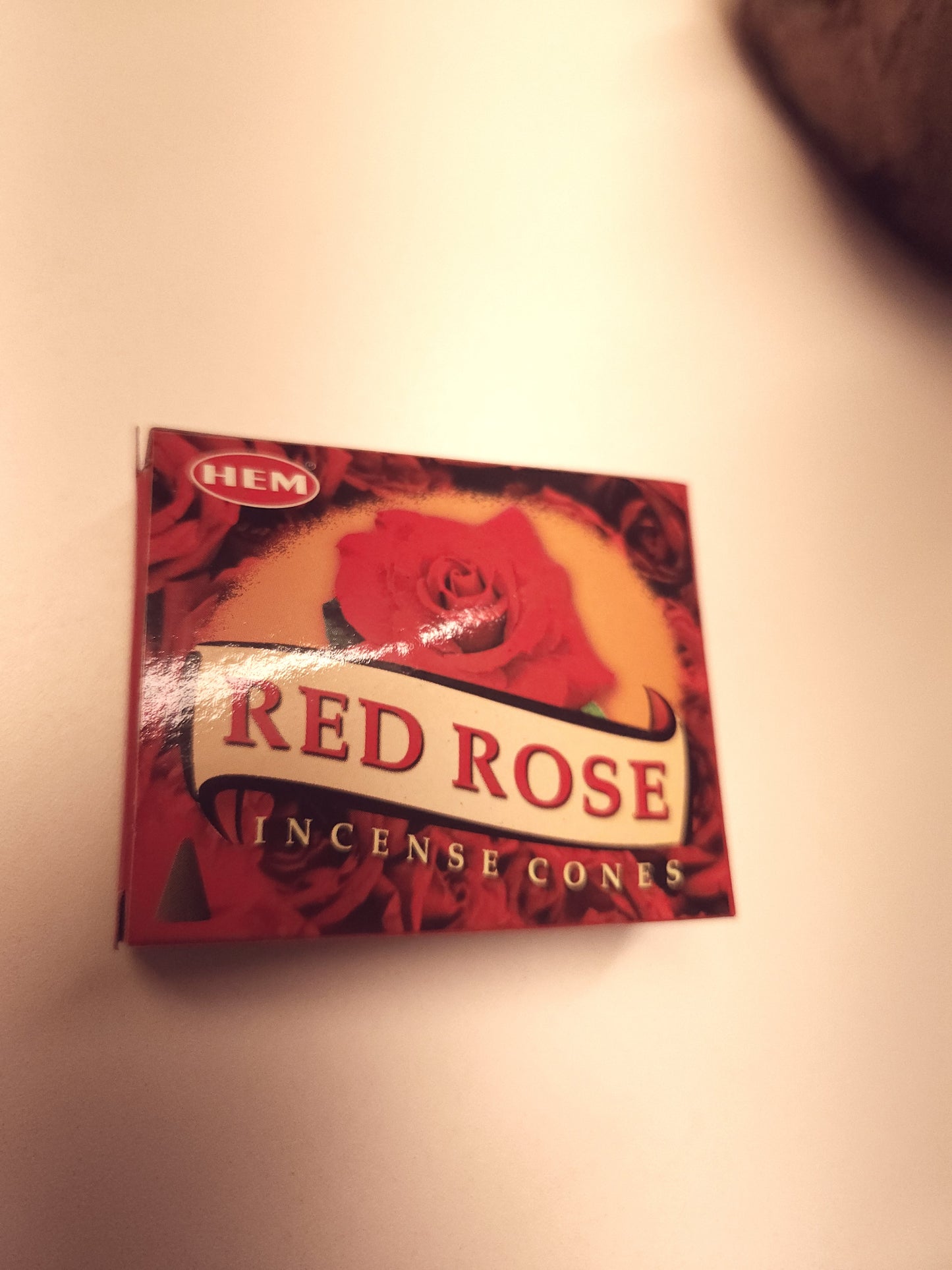 Hem Red Rose Cone Incense