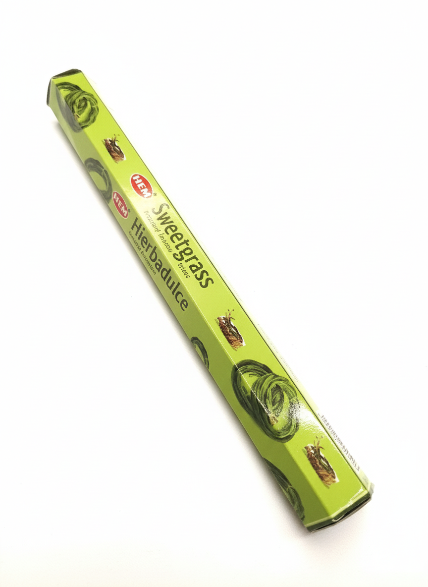 HEM SweetGrass incense sticks.