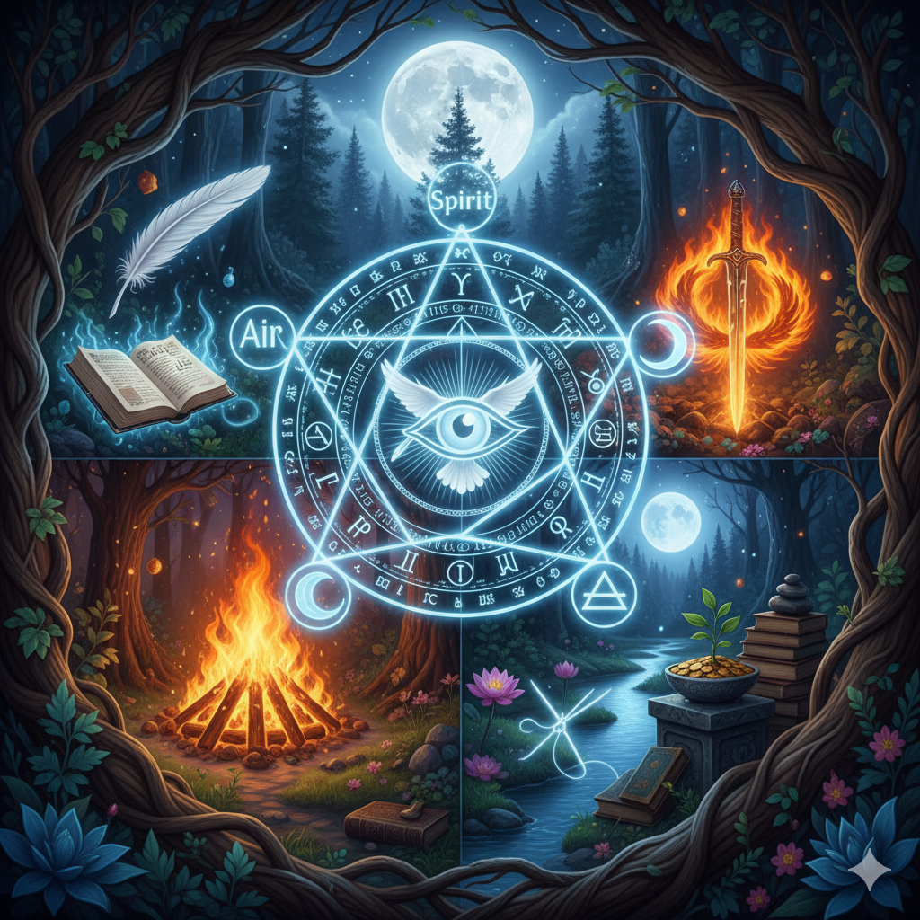 Mastering Elemental Magic: Using Earth, Air, Fire, and Water to Manifest