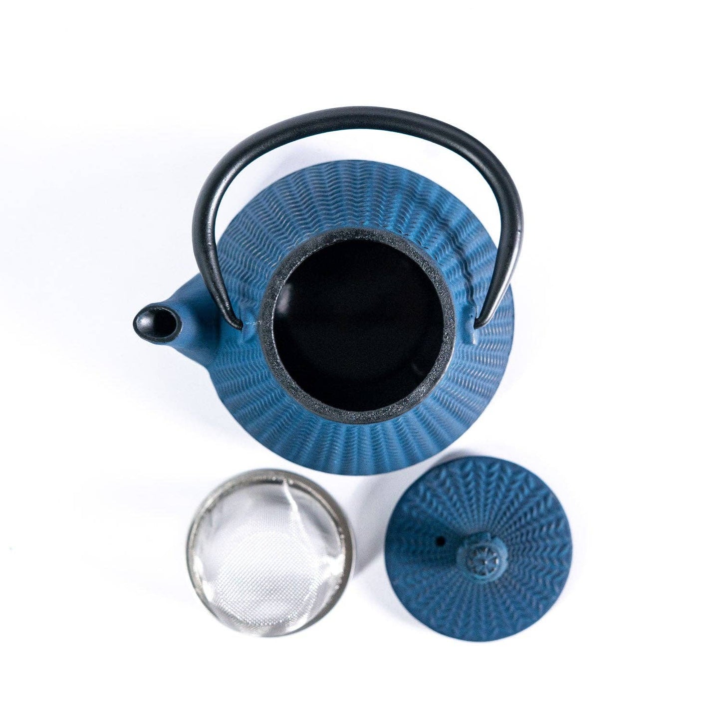10oz Tokusa Blue Cast Iron Teapot