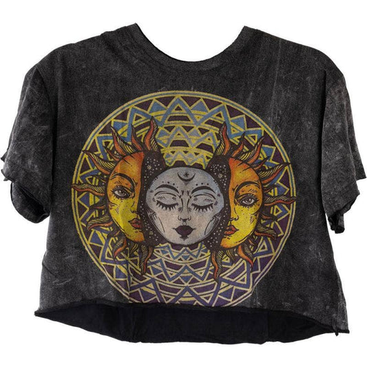 SUN & MOON CROP TOP: M