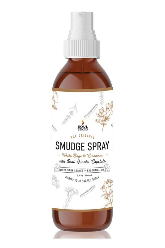 Smudge Spray - White Sage & Cinnamon Soul Sticks (3.4 oz)