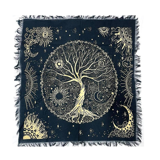 Altar Cloth - Golden Tree (18 x 18 in.)