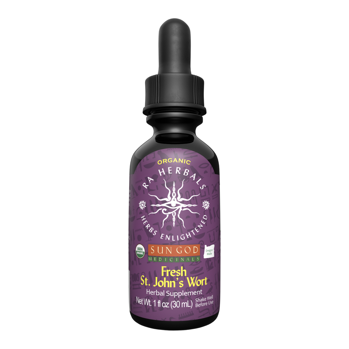 Organic Fresh St John's Wort Tincture 1oz