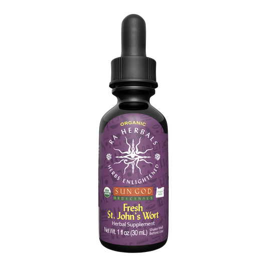 Organic Fresh St John's Wort Tincture 1oz