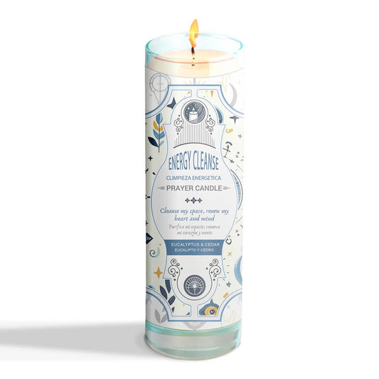 Prayer Candle - Energy Cleanse (8") (9.5 oz)