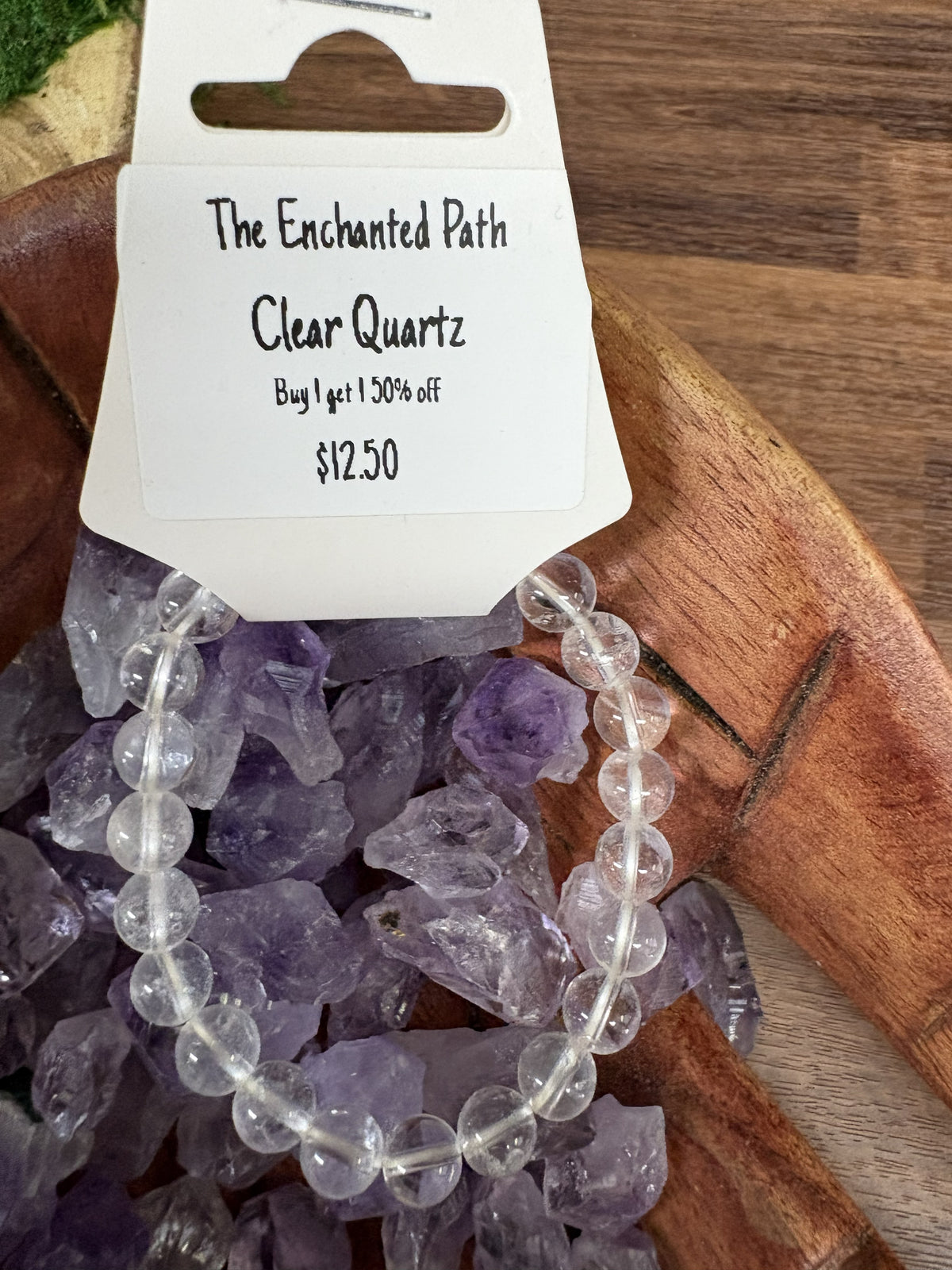 Clear Quartz Bracelet 8mm