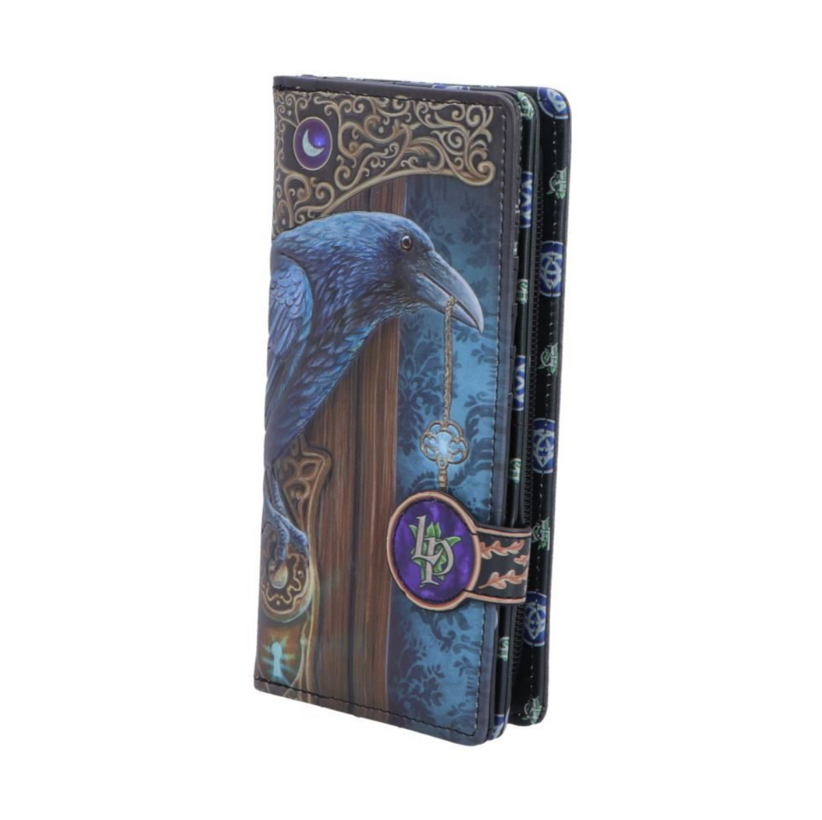 Lisa Parker Loki the Raven Embossed Purse