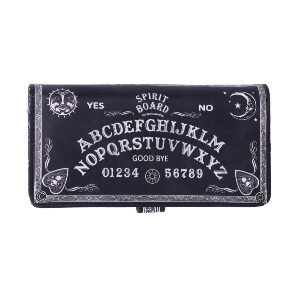 Spirit Board Embossed Purse – Black and White