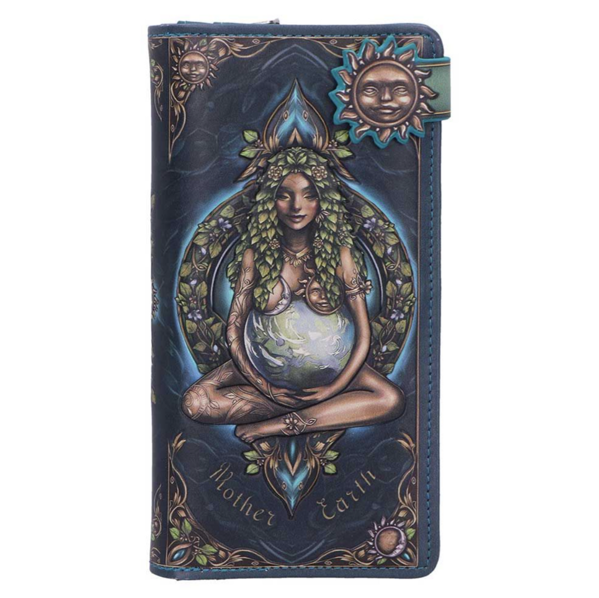 Mother Earth Embossed Purse – Nature and Spirituality