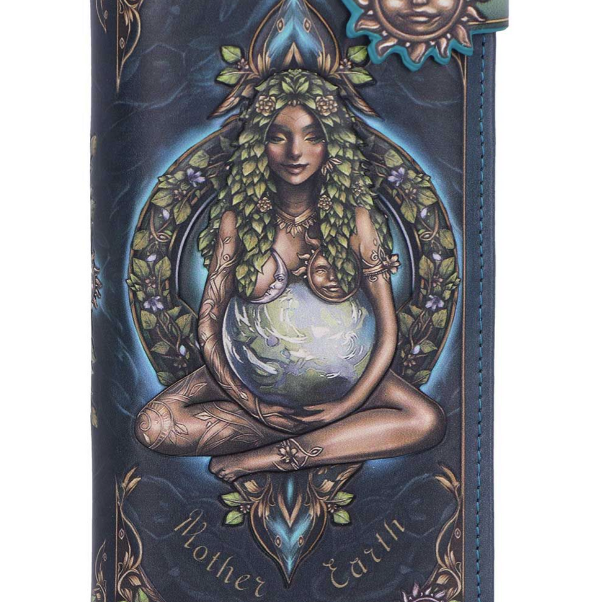 Mother Earth Embossed Purse – Nature and Spirituality