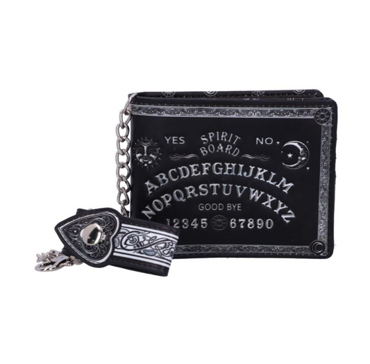 Spirit Board Gothic Wallet with Planchette Chain