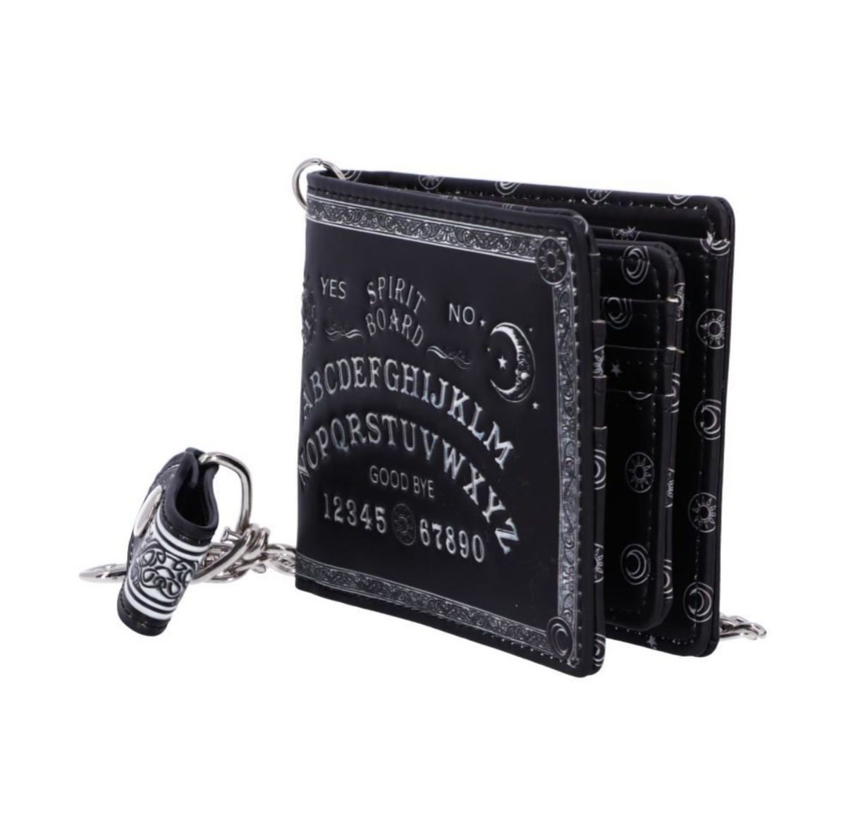 Spirit Board Gothic Wallet with Planchette Chain
