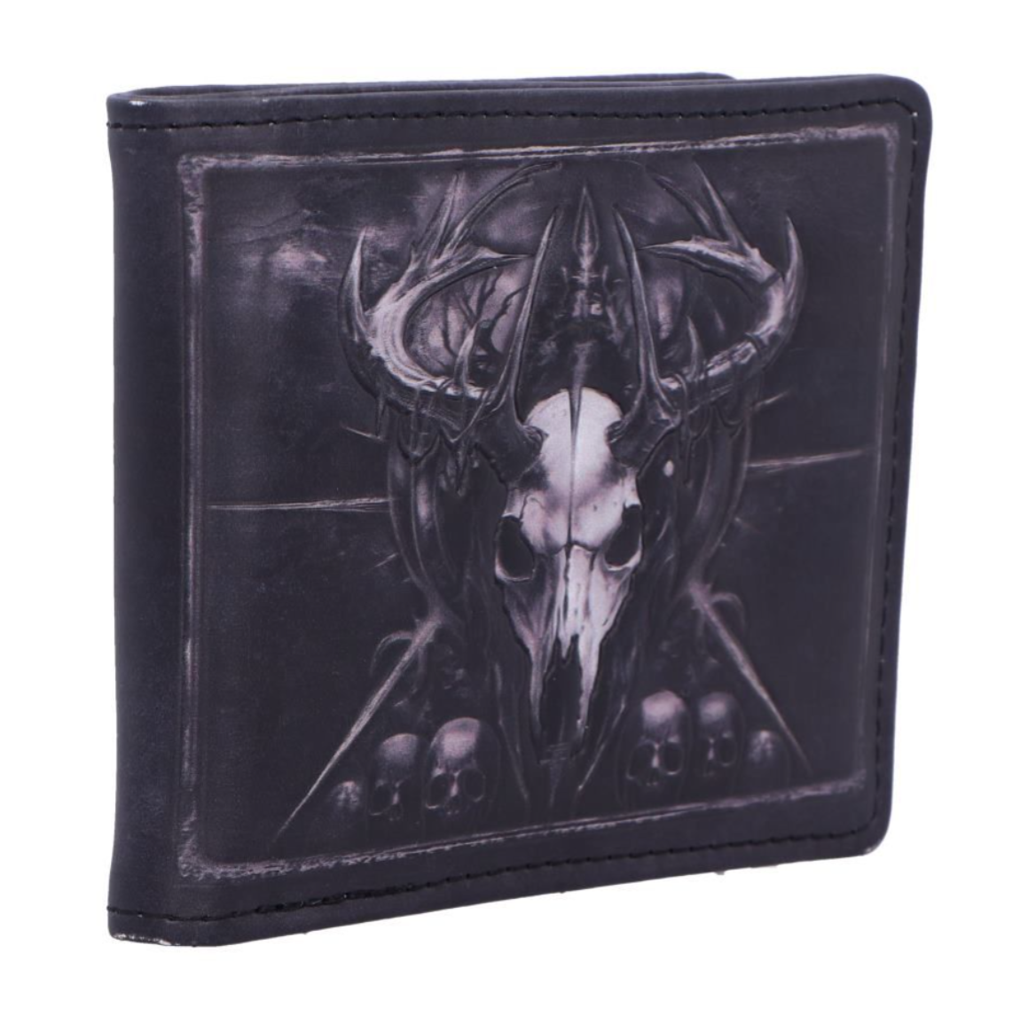 Dark Stag Skull Gothic Wallet