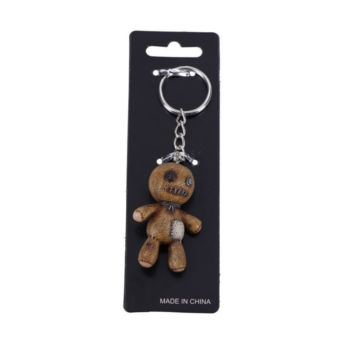 Voodoo Doll Keychain – Creepy Cute Gothic Charm