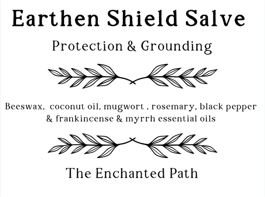 Earthen Shield Salve: Protection and Grounding