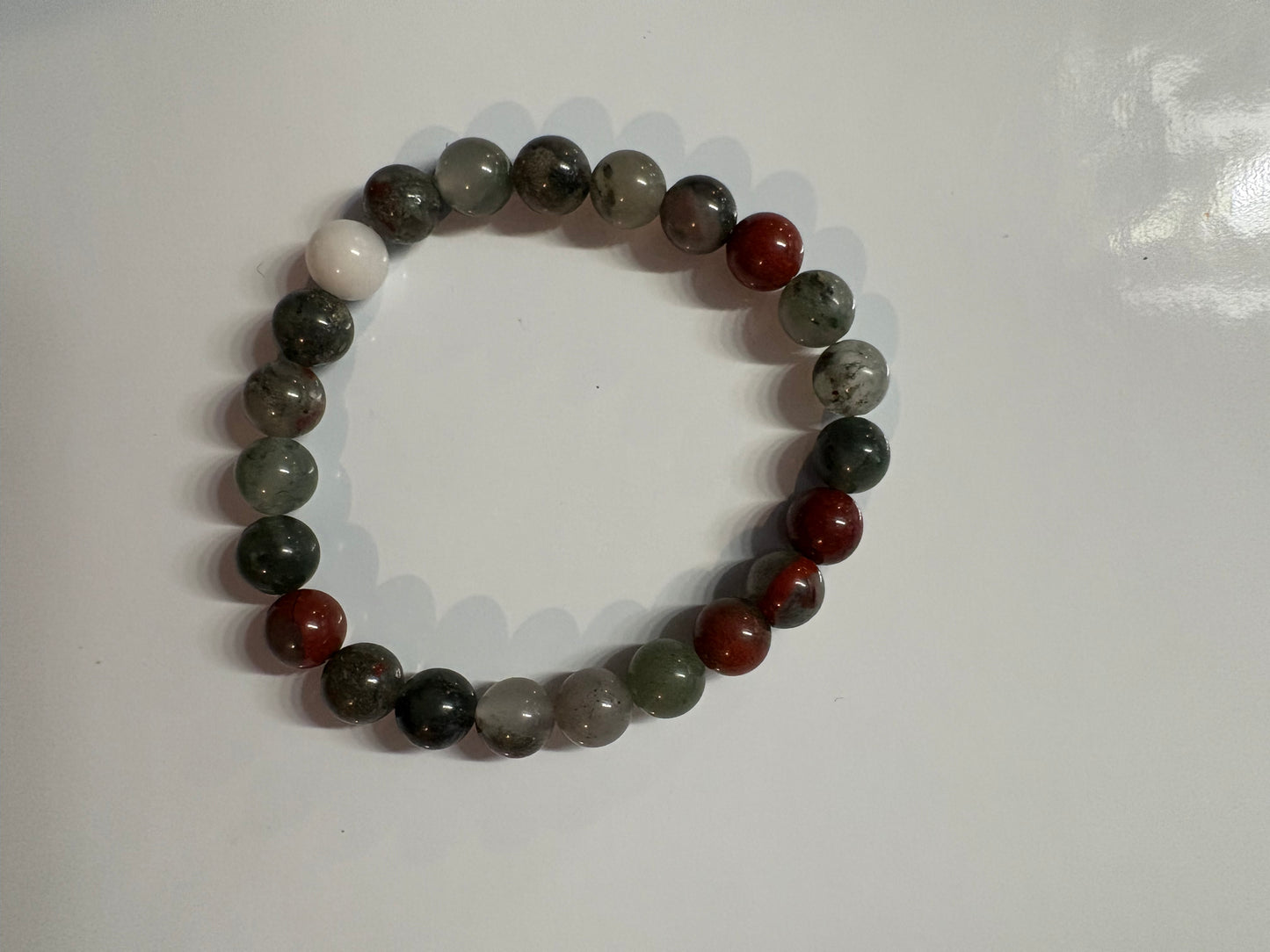African Bloodstone Bracelet – Courage, Vitality and Protection