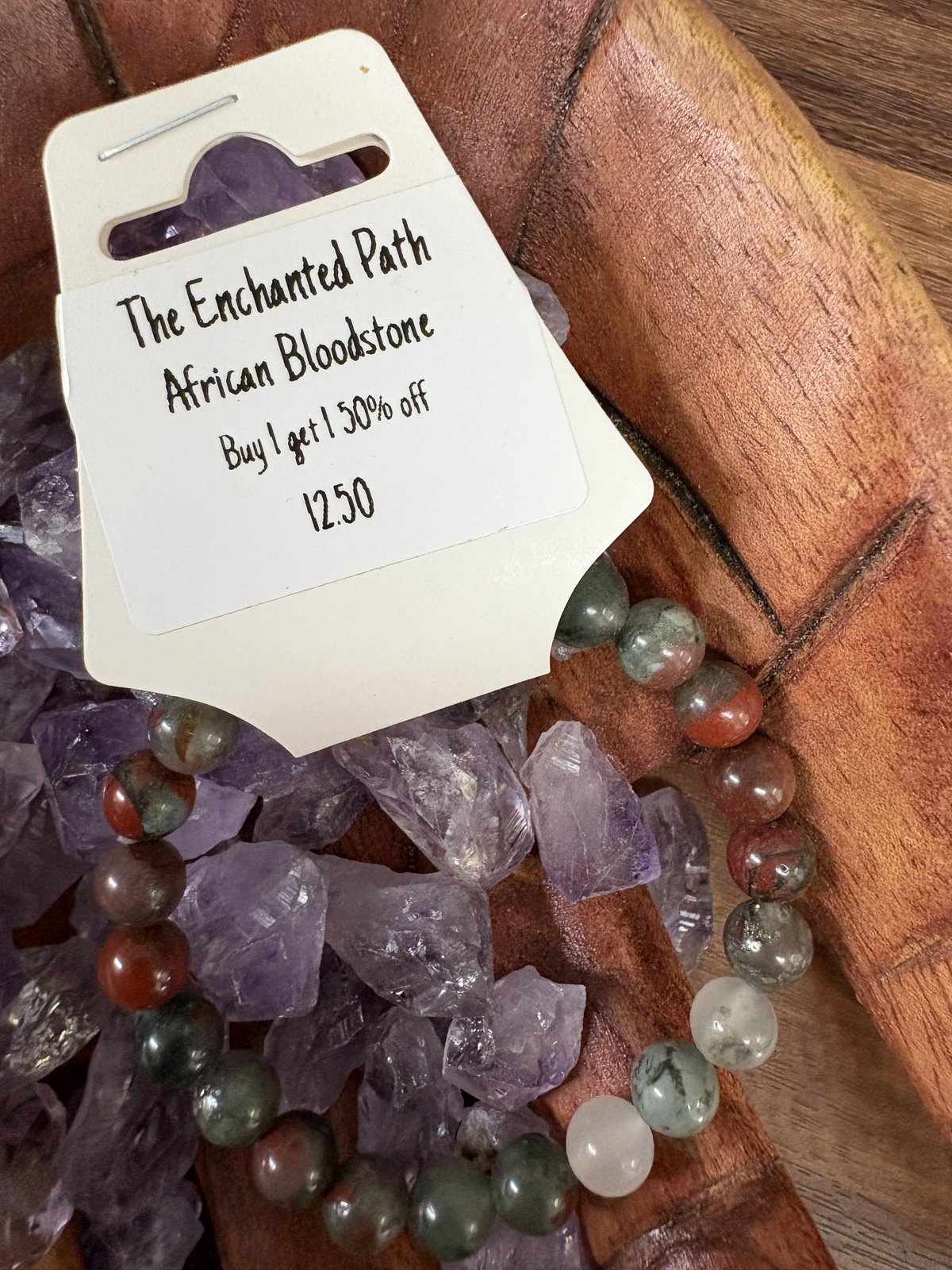 African Bloodstone Bracelet 8mm