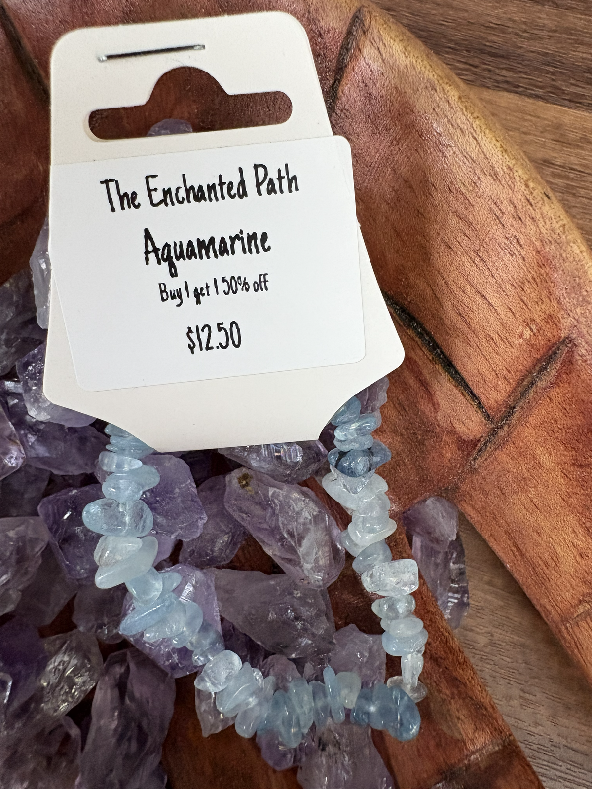 Aquamarine Chipped Bracelet