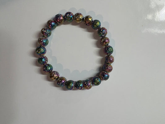 Aura Lava Stone Bracelet – Energy, Renewal and Transformation