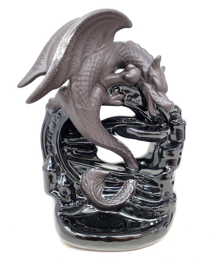 Flying Dragon Backflow Incense Burner – Waterfall Smoke Fountain
