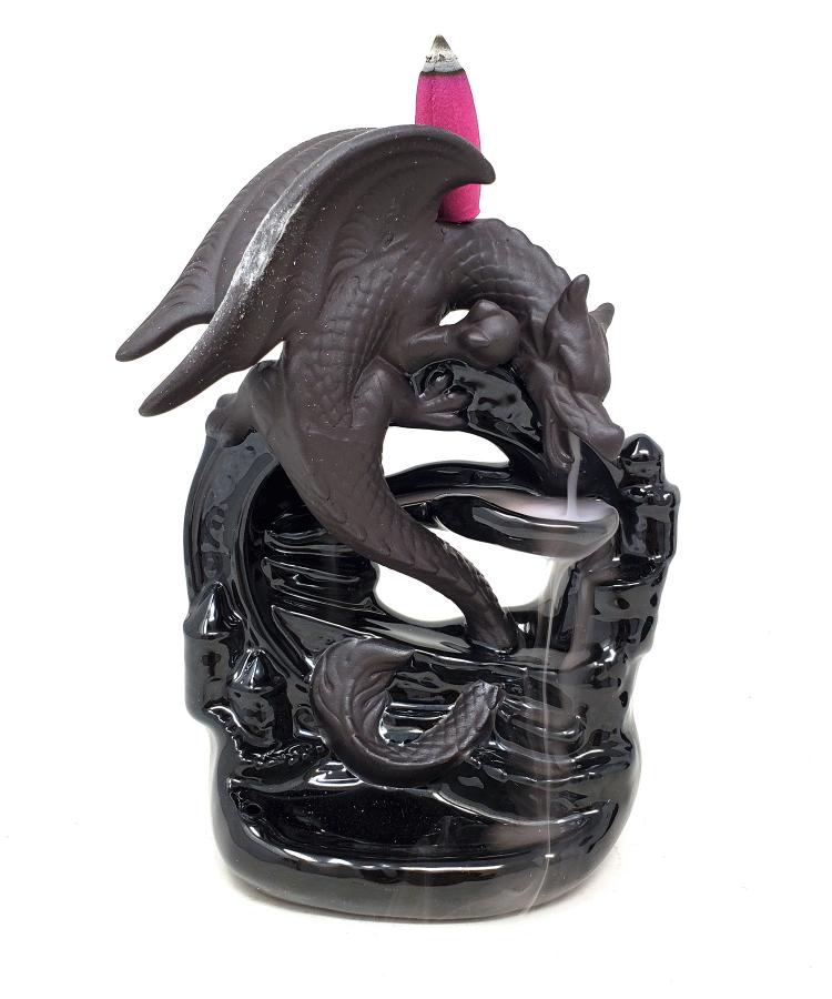 Flying Dragon Backflow Incense Burner – Waterfall Smoke Fountain