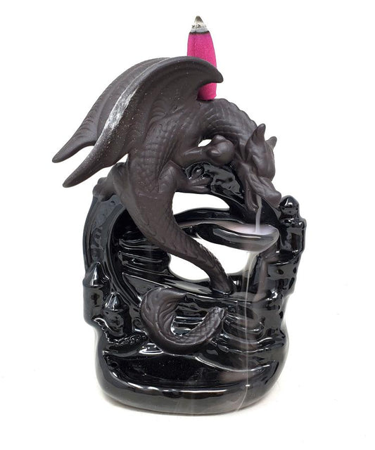 Flying Dragon Backflow Incense Burner – Waterfall Smoke Fountain