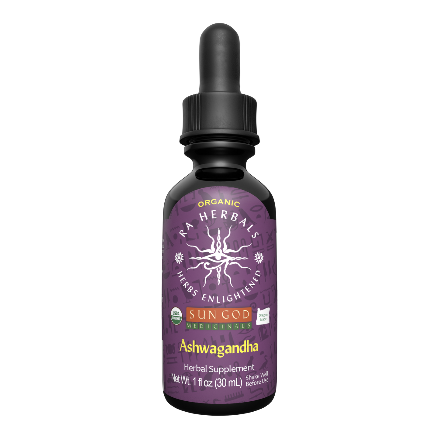 Organic Ashwagandha Tincture 1oz
