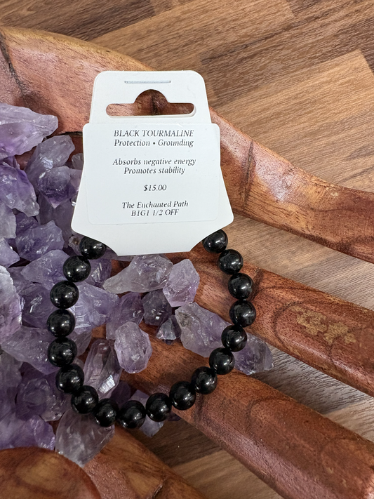 Black Tourmaline Bracelet 8mm