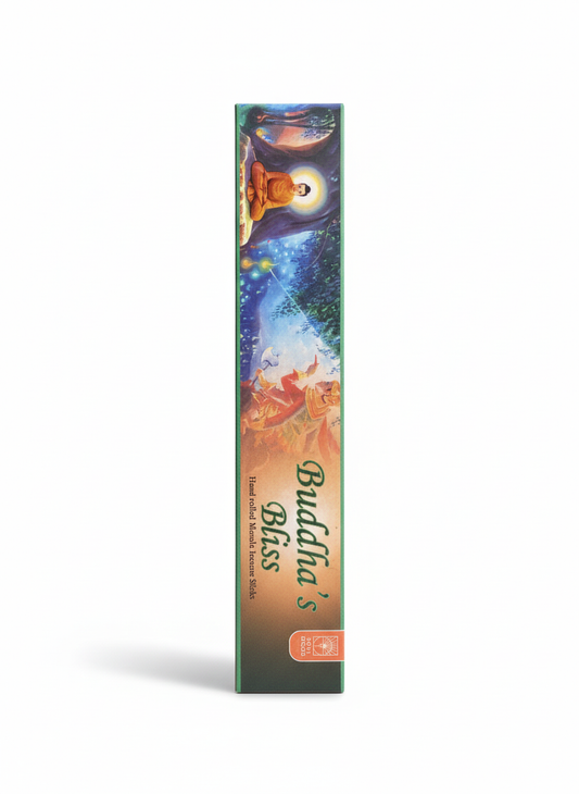 Buddha's Bliss incense packaging with artistic design on a white background Soul Stick Incense