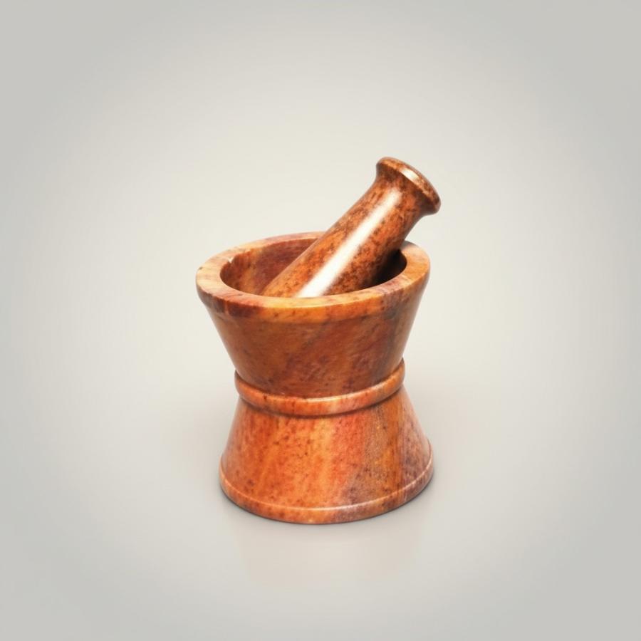 Traditional Soapstone Mortar and Pestle Set