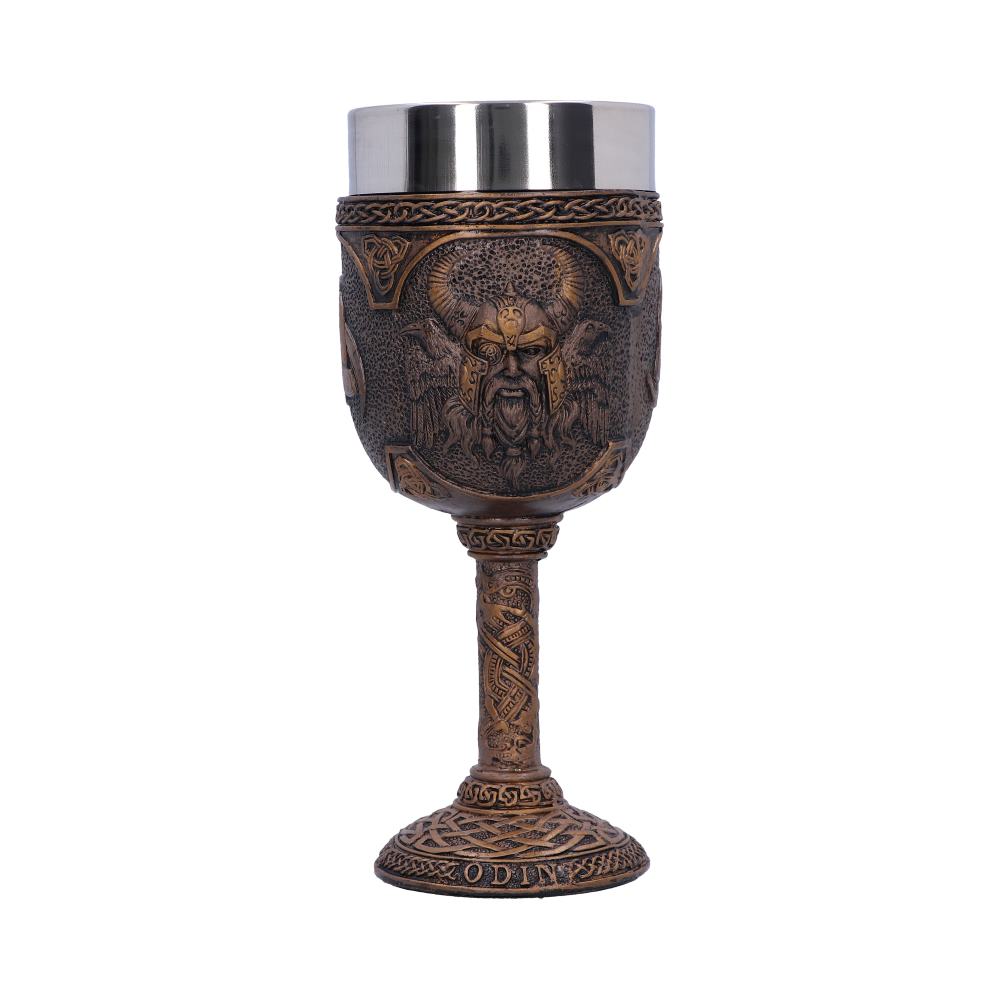 Odin Goblet | Norse God Chalice with Stainless Steel Insert
