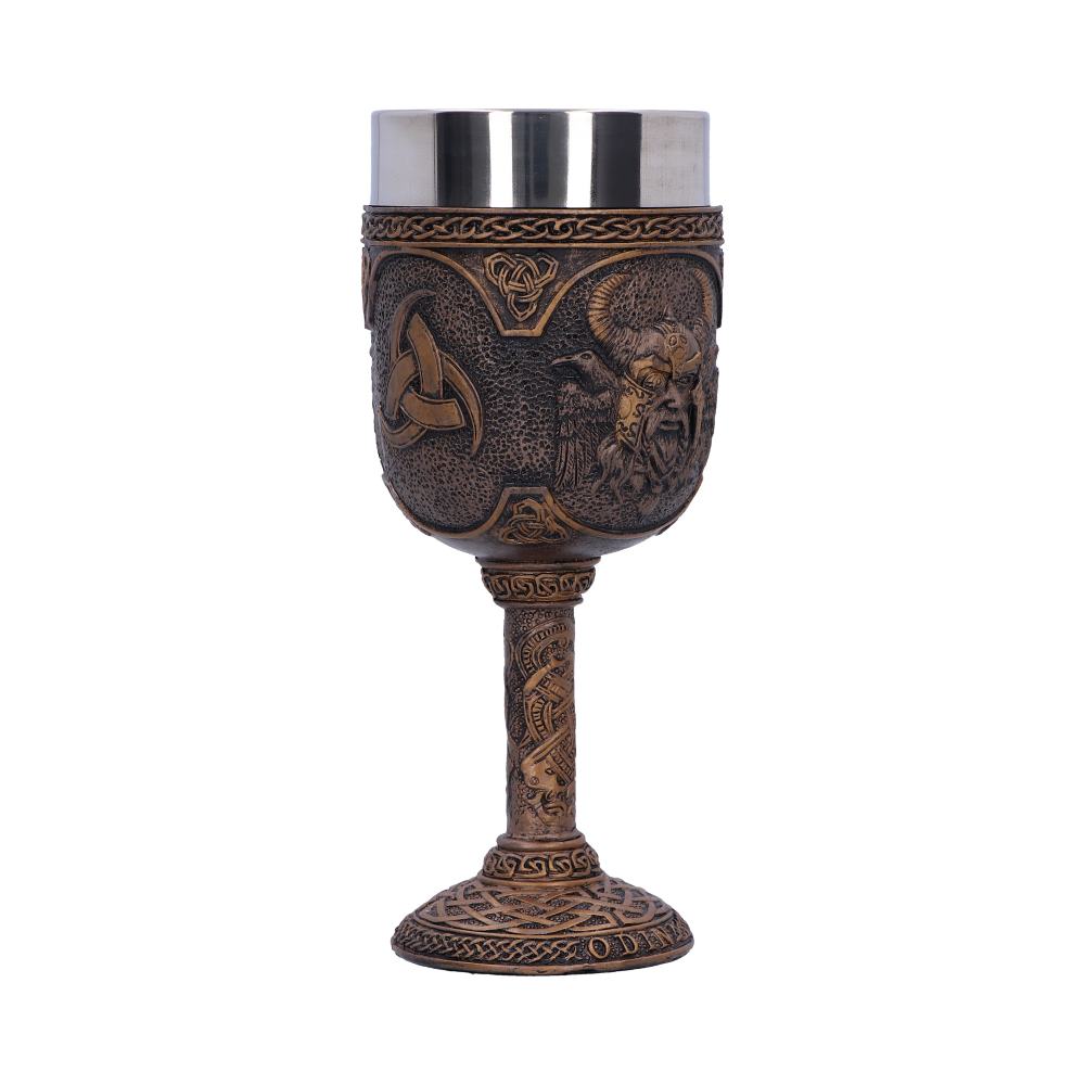 Odin Goblet | Norse God Chalice with Stainless Steel Insert