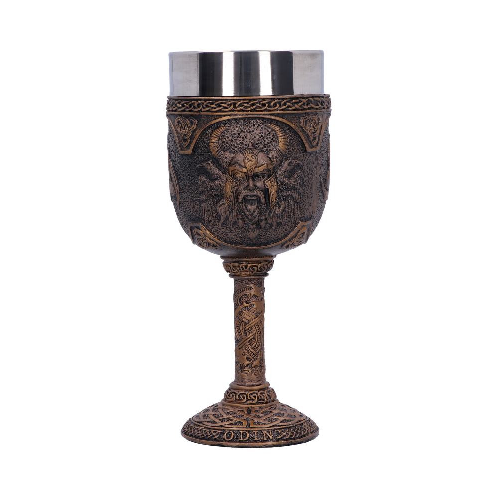 Odin Goblet | Norse God Chalice with Stainless Steel Insert