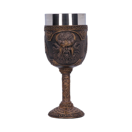 Odin Goblet | Norse God Chalice with Stainless Steel Insert