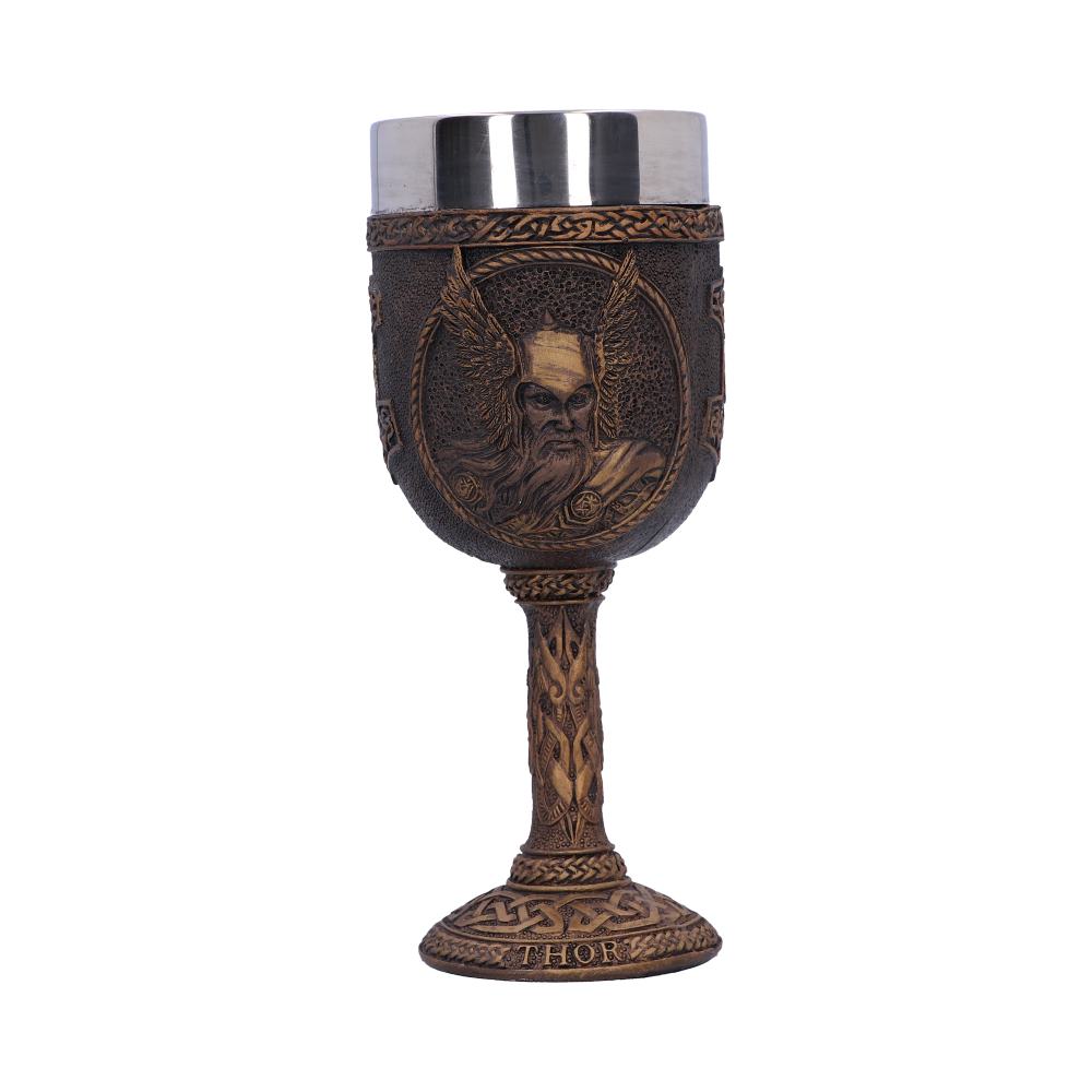 Thor Goblet | Norse God Chalice with Stainless Steel Insert