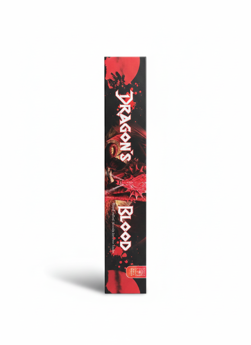 Packaged product with 'Dragon's Blood' branding on a white background Soul Stick Incense